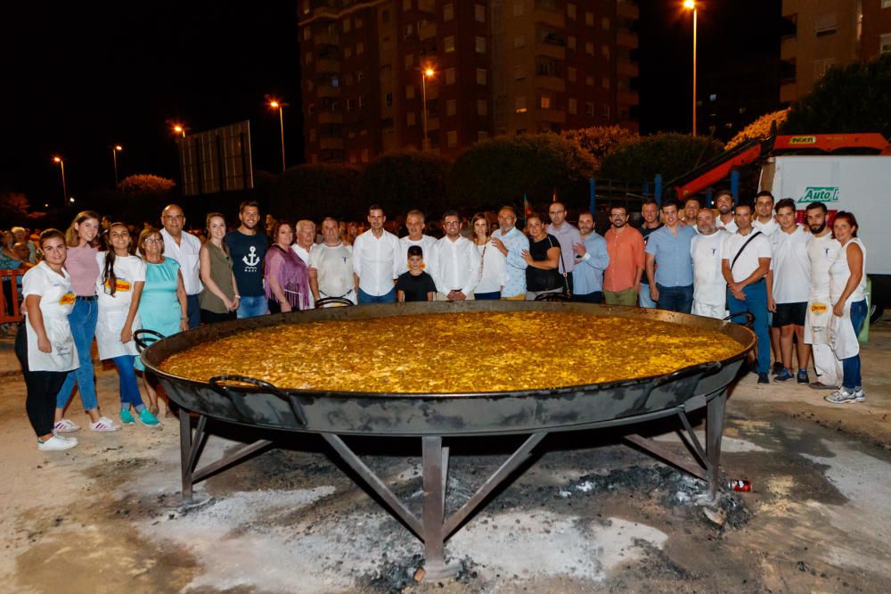 Inauguración de la feria de fiestas en la plaza Mayor