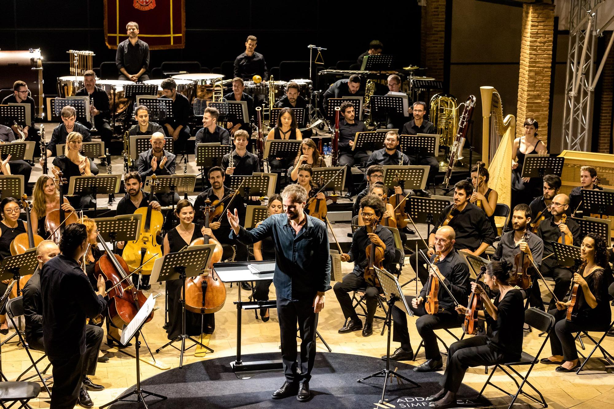 Concierto extraordinario ADDA SIMFÒNICA en Finestrat a cargo del director alterno Josep Vicent en el Auditori del Castell