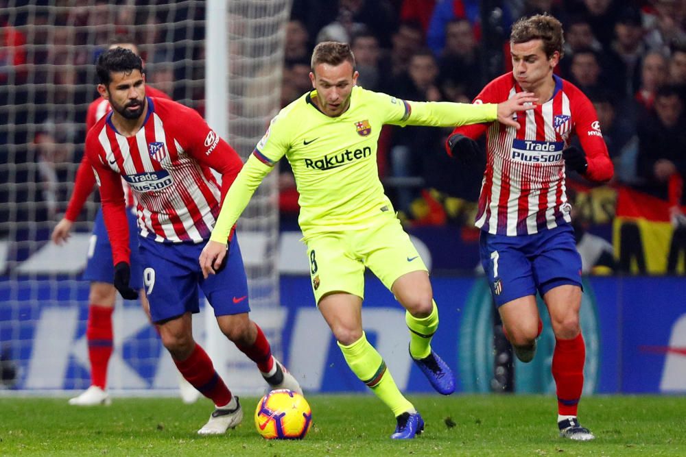 Las imágenes del Atlético de Madrid - Barcelona.