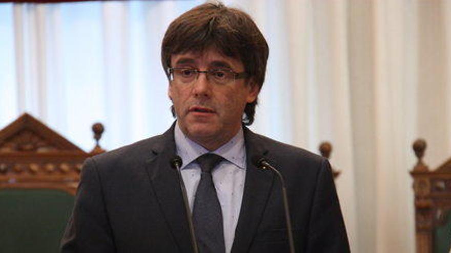 Puigdemont a l&#039;Ajuntament de Badalona