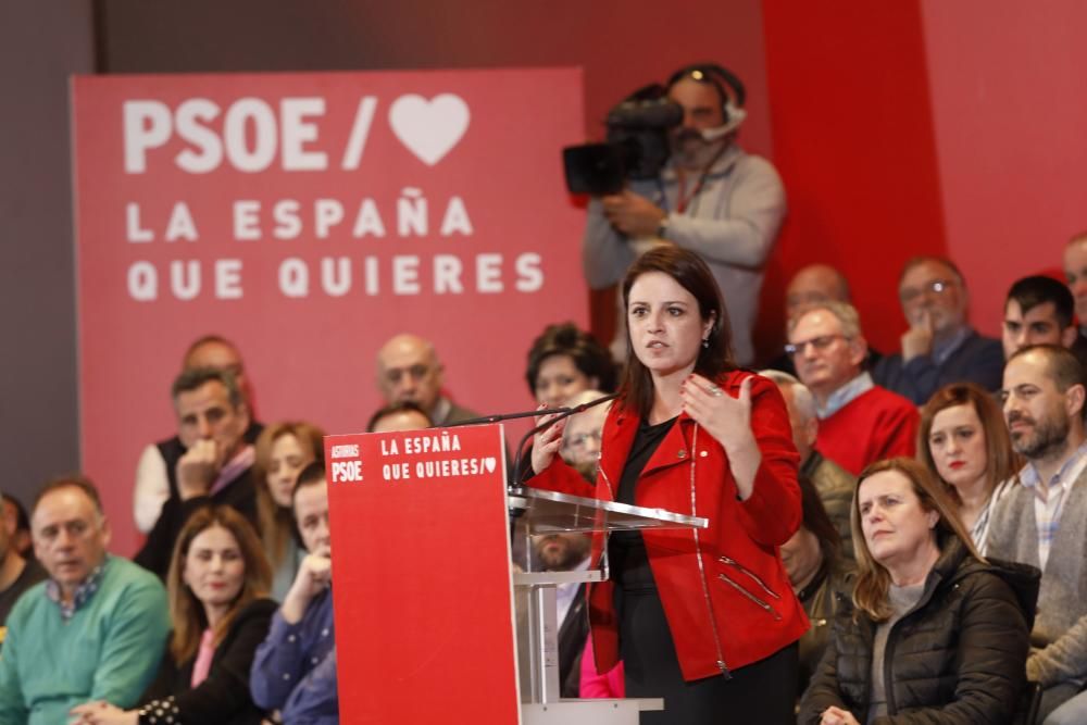 Mitín de Pedro Sánchez en Gijón