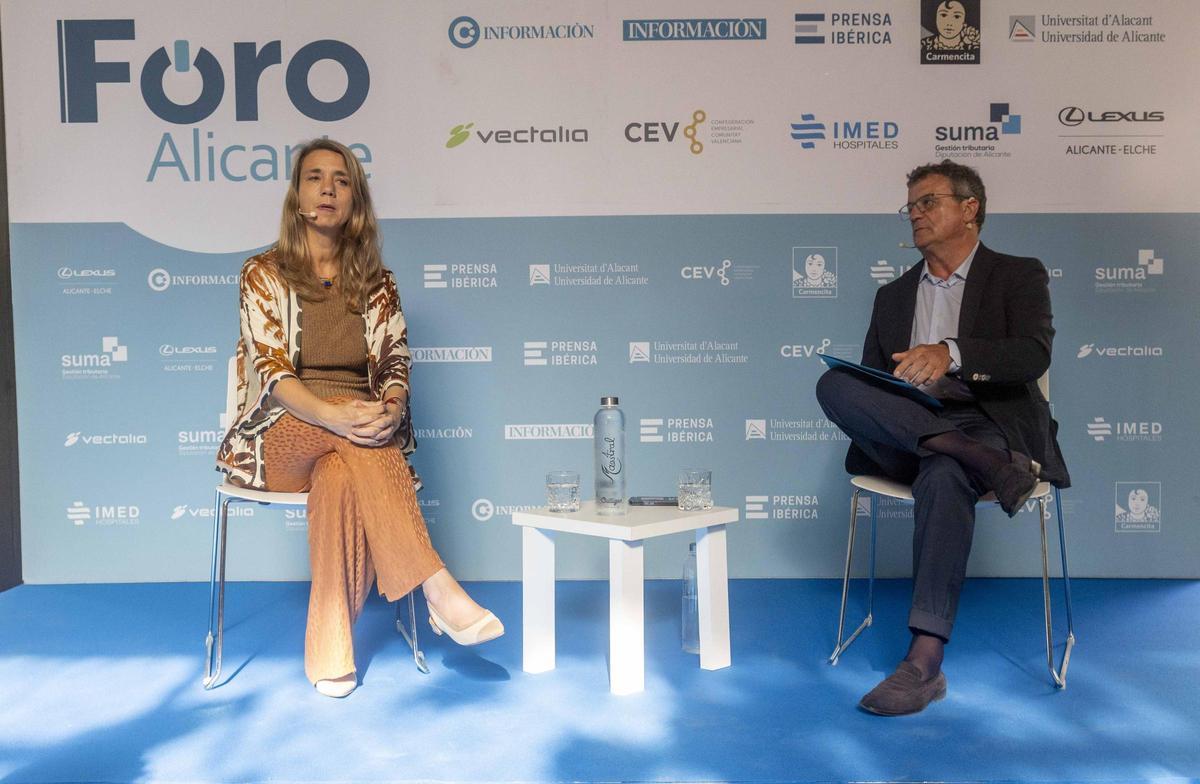 Ángela de Miguel protagoniza el Foro Alicante sobre «Las pymes en el contexto actual: retos y oportunidades»