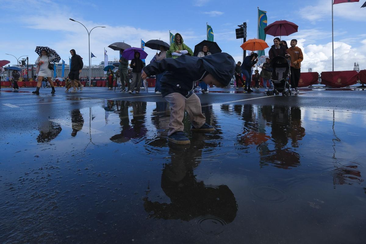 05-01-2026 LAS PALMAS DE GRAN CANARIA. Llegada de los Reyes Magos, en la Base Naval  | 05/01/2026 | Fotógrafo: Andrés Cruz