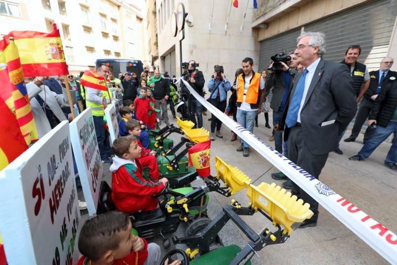 Tractorada en Zaragoza