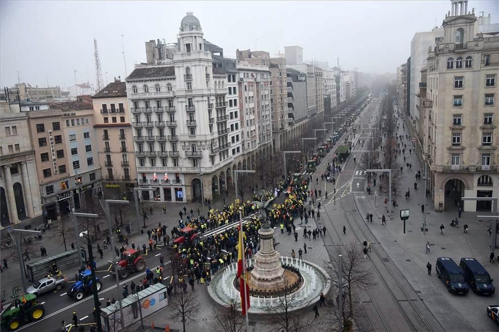 La Tractorada toma Zaragoza