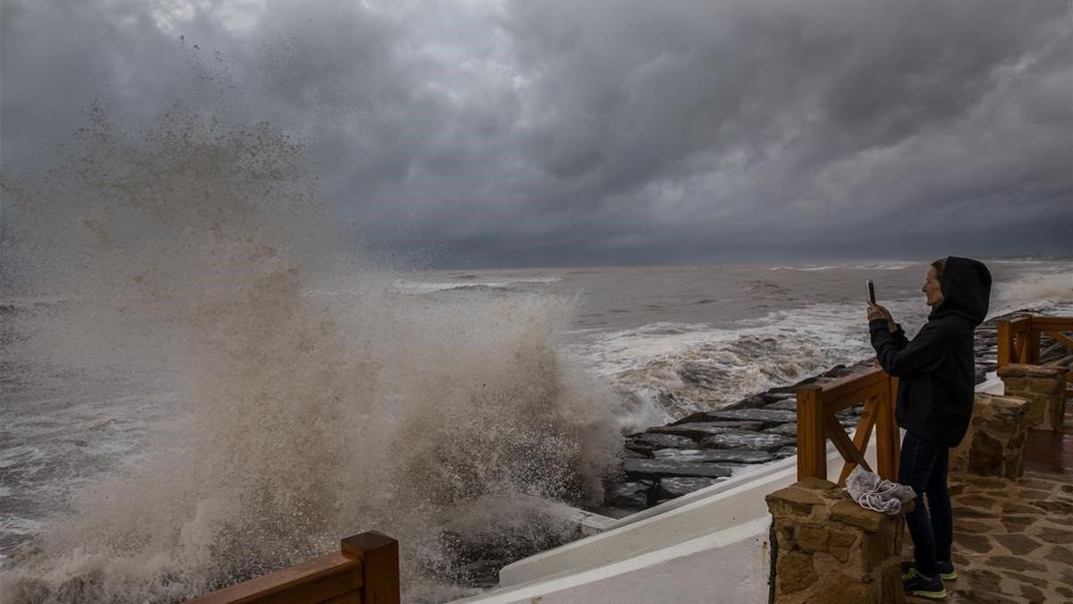 El temporal de viento en Catalunya