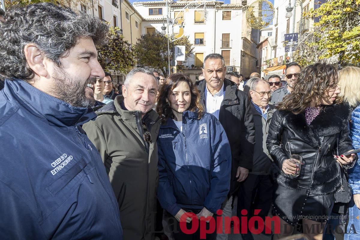 Así ha sido la visita de Isabel Díaz Ayuso a Caravaca de la Cruz