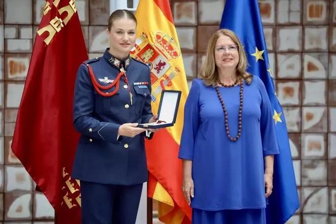 La visita de la princesa Leonor a la Asamblea Regional en Cartagena, en imágenes
