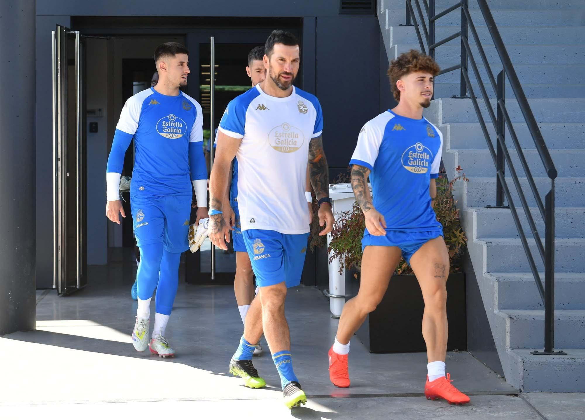 Primer entrenamiento bajo las órdenes de Antonio Hidalgo