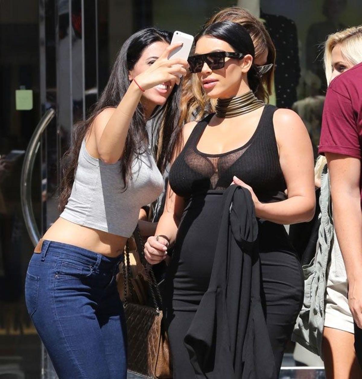 La fan que consiguió el selfie con Kim Kardashian