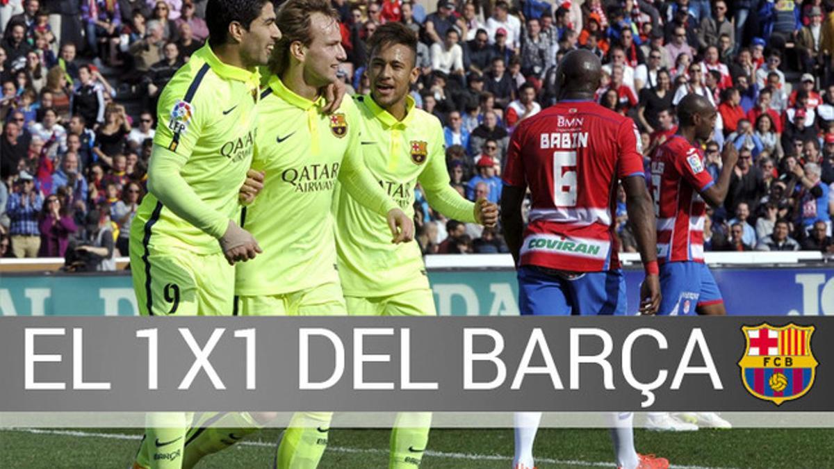 El 1x1 del Barça en Granada