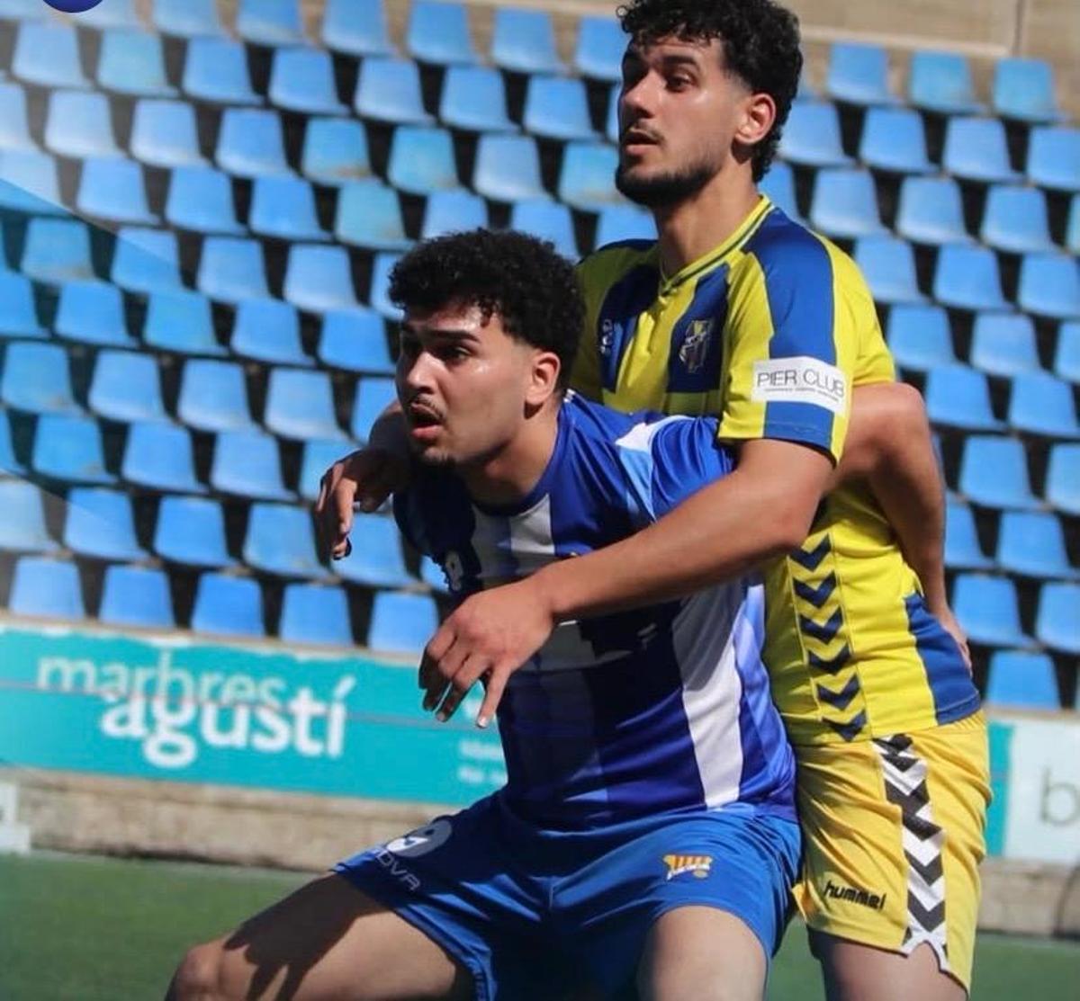 Ayman contra el Palamós.