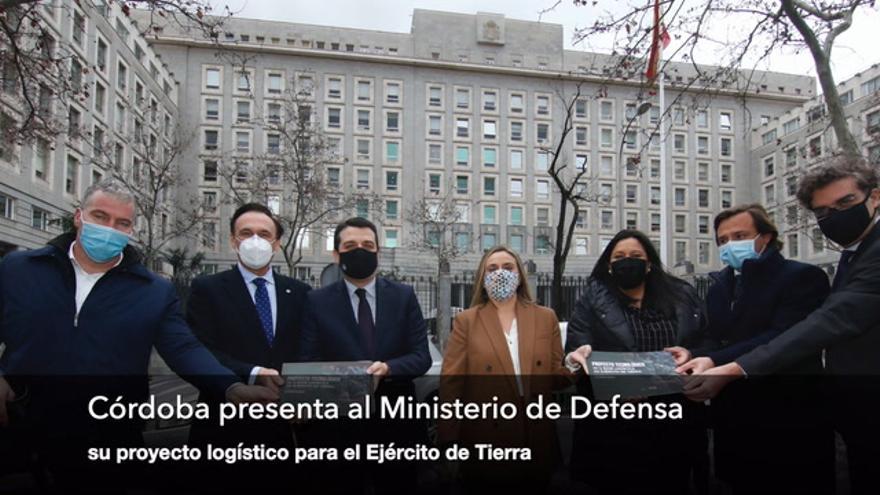Córdoba presenta a Defensa su proyecto logístico para el Ejército de Tierra