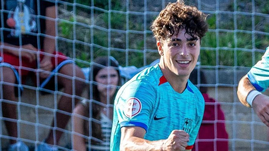 Así fue el debut de Jan Virgili con el Juvenil A... ¡Marcó dos goles!