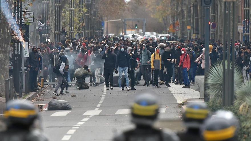 Manifestación en Toulouse de estudiantes