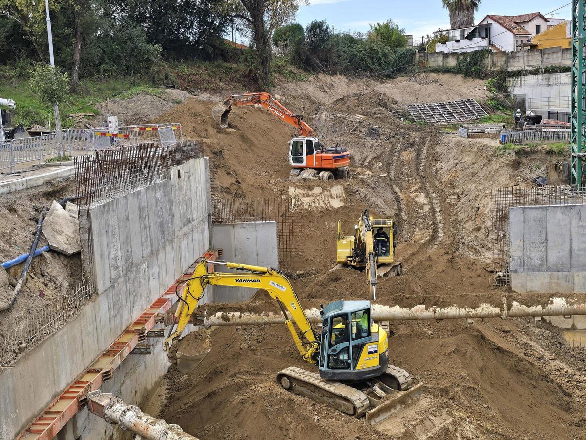 Obras de construcción de 27 viviendas protegidas del Concello de Vigo en el ámbito de Esturáns.