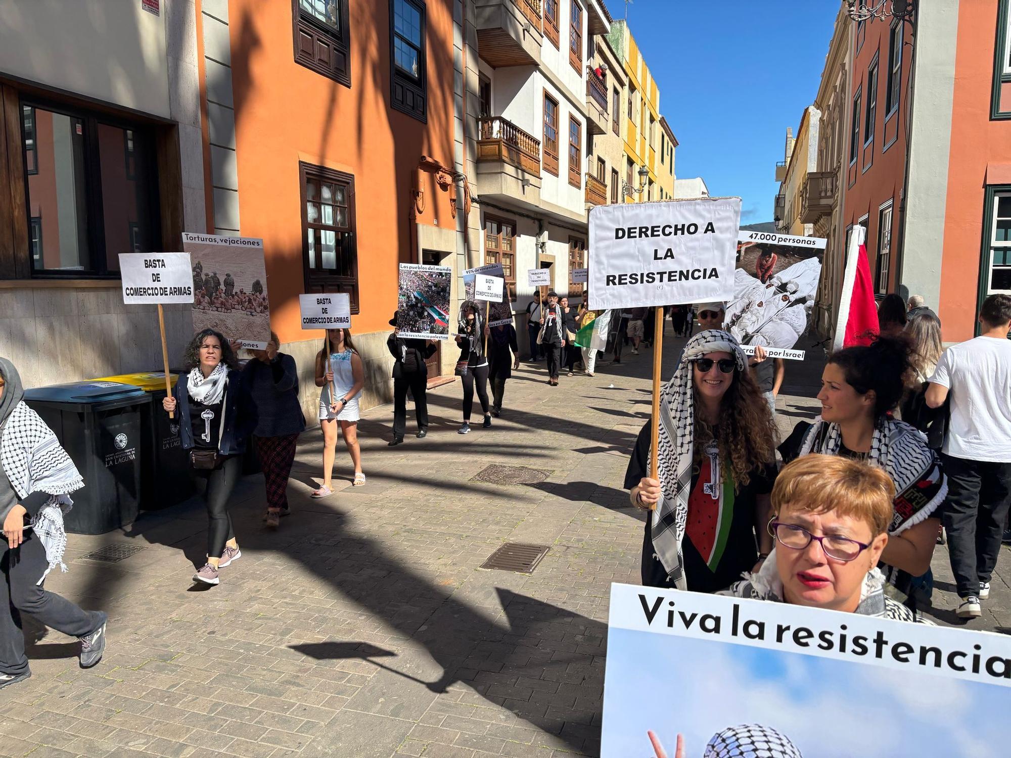 Manifestación de solidaridad por Palestina