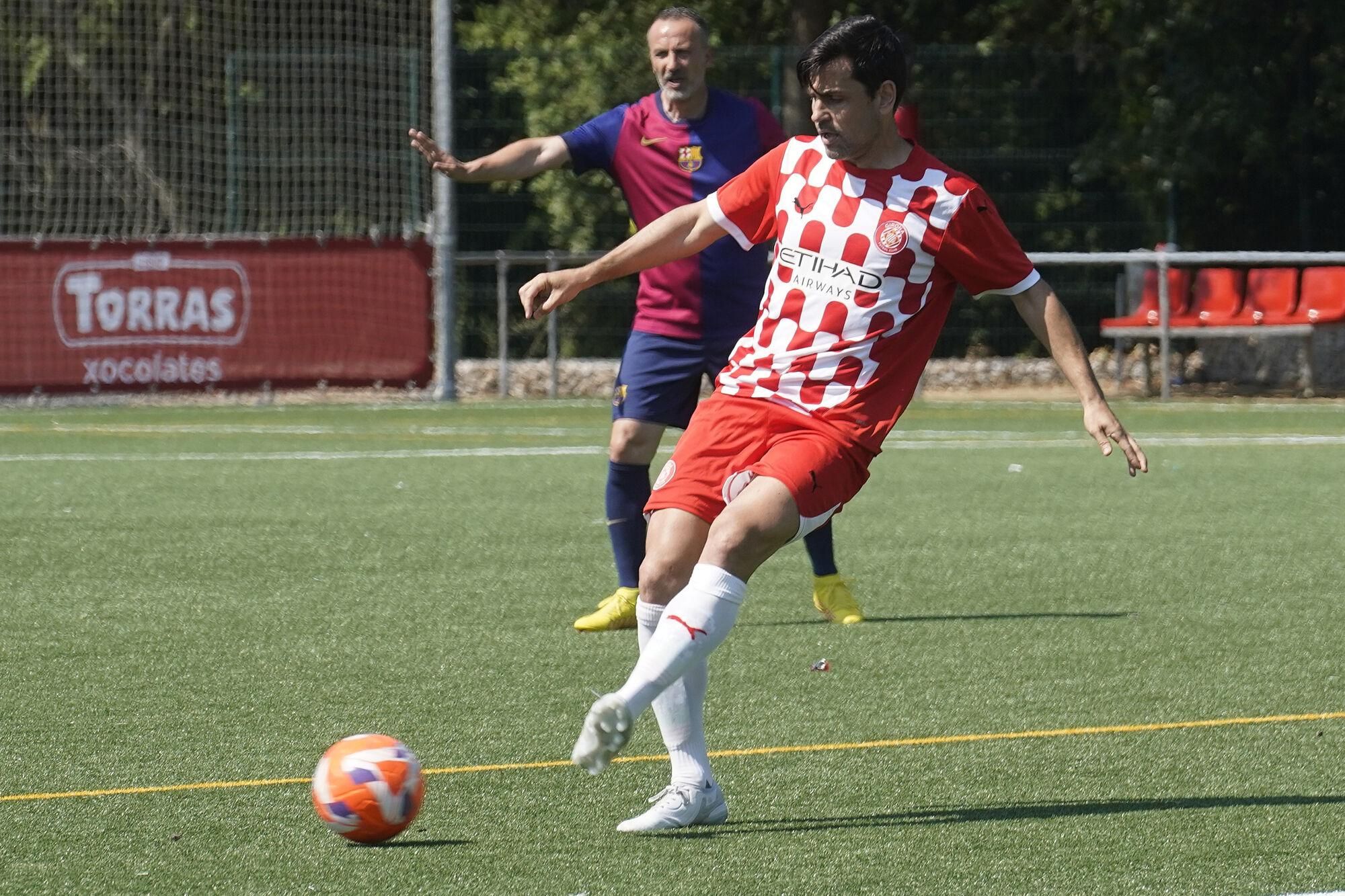GIRONA. Torres de Palau Girona FC Legends-Agrupació Jugadors FCB, en homenatge a Pepe Pinto