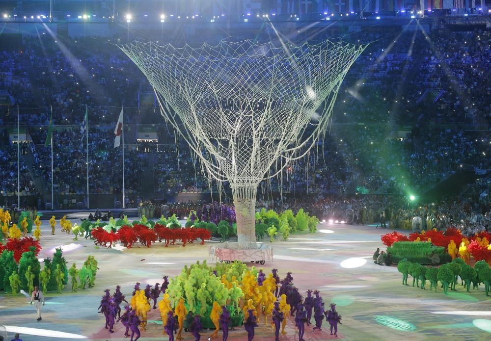 Espectacular cerimònia de clausura dels Jocs de Rio