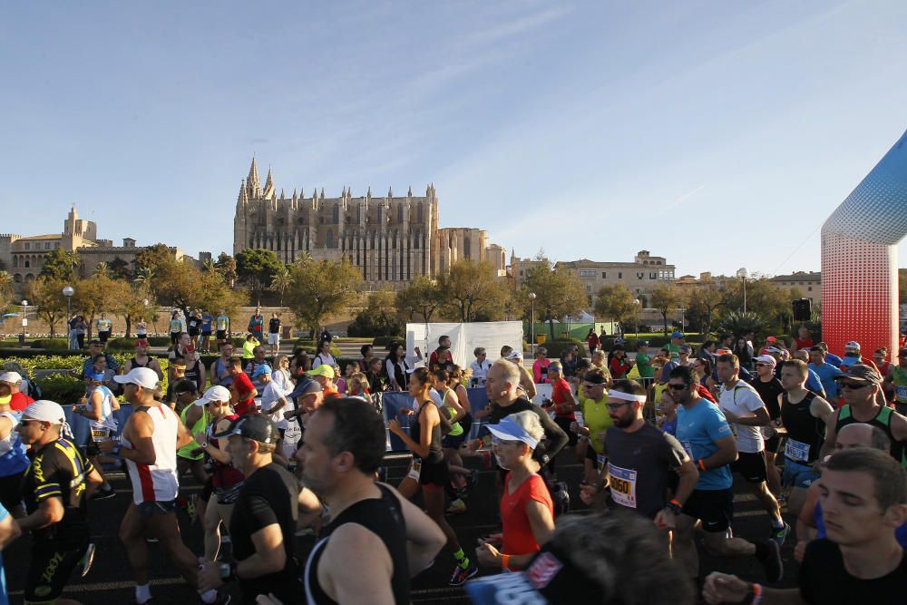 Unos 10.000 participantes en la Palma Marathon