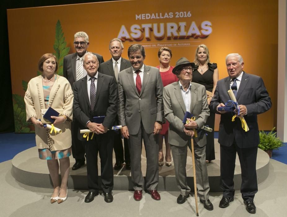 Entrega de las medallas de Asturias