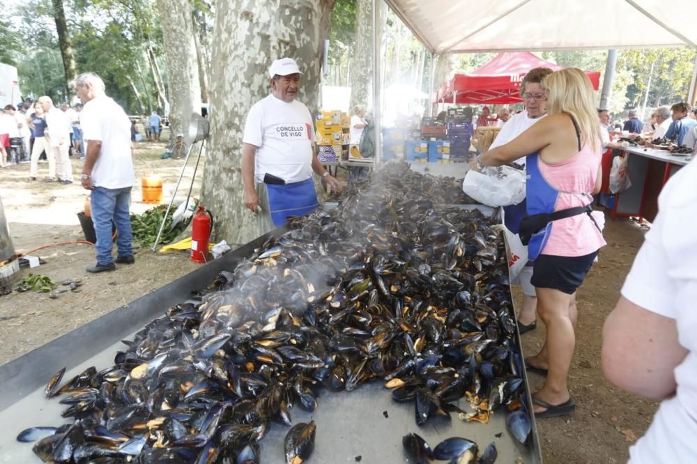 El mejillón hace la delicia de Castrelos