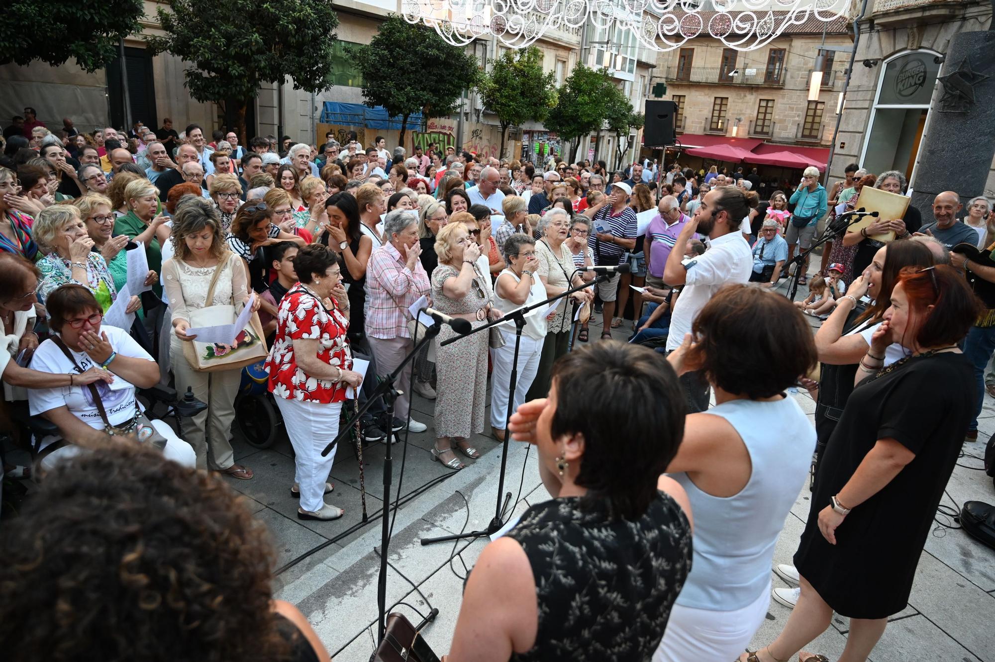 Las fiestas de A Peregrina llenan Pontevedra