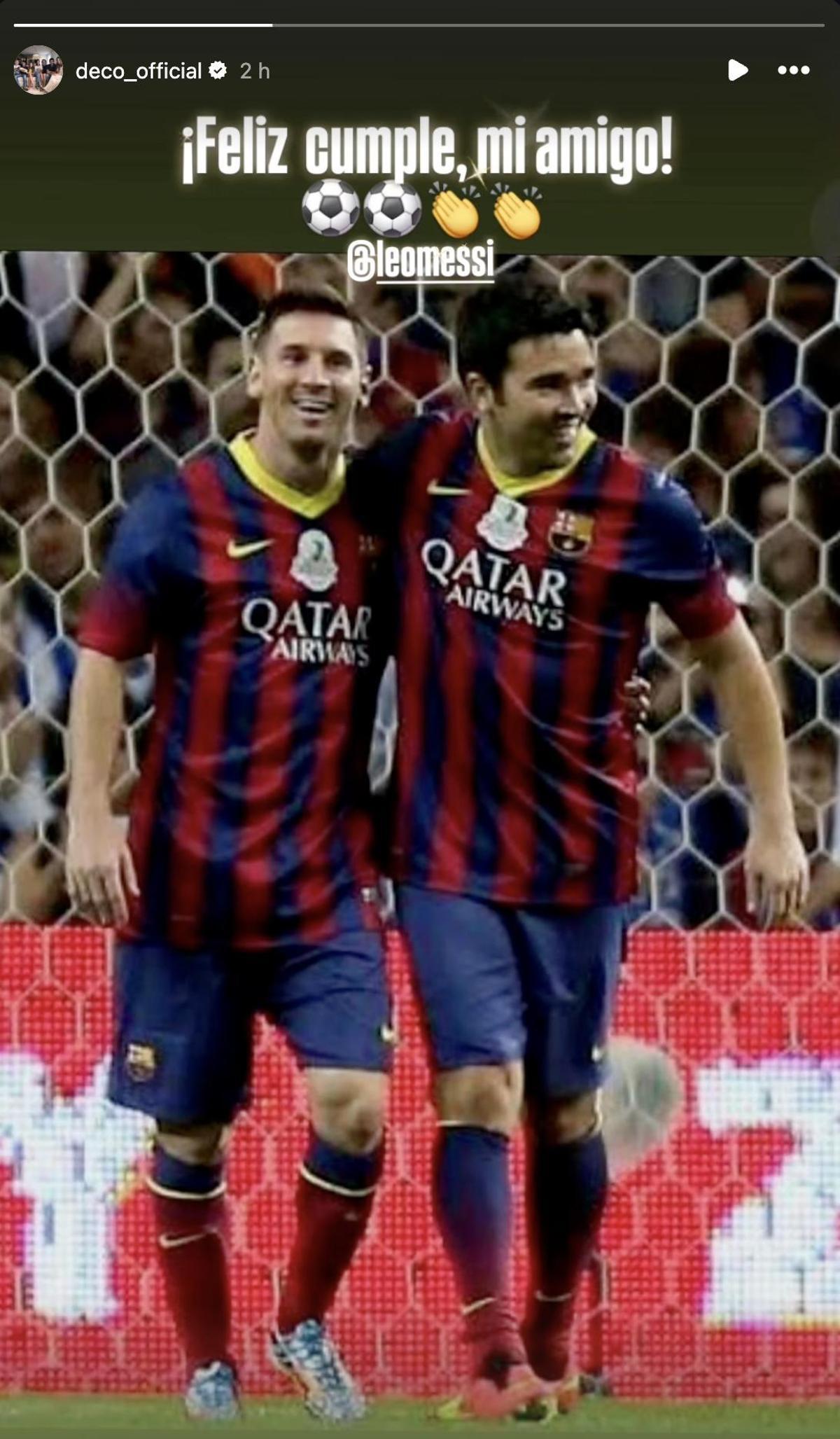 Felicitación Messi
