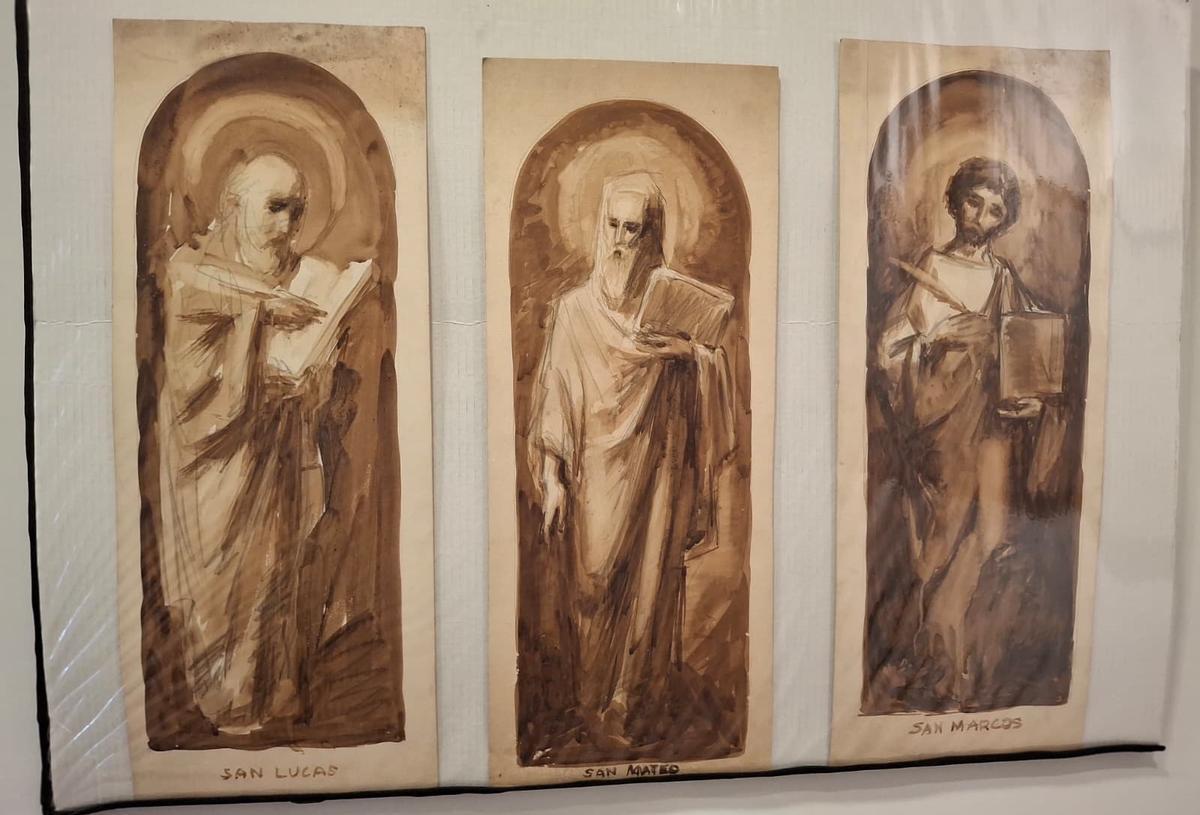 Bocetos para la iglesia del convento de las Agustinas