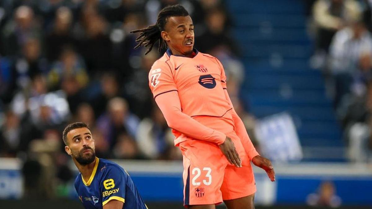 Koundé, en el partido ante el Alavés