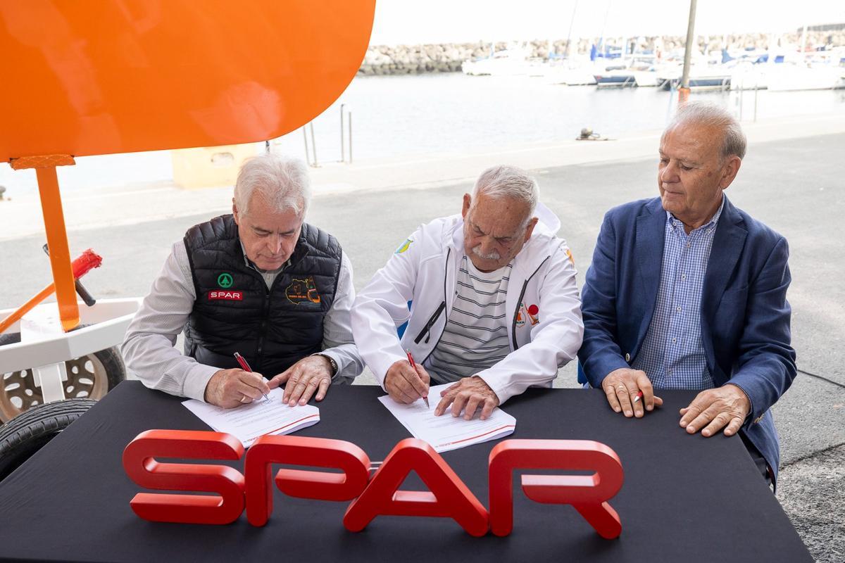 SPAR Gran Canaria se vuelca con el deporte autóctono renovando su apoyo a la vela latina