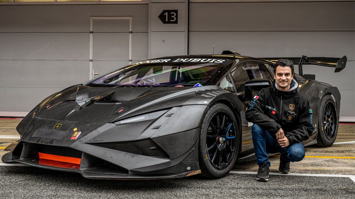 Pedrosa, con el Lamborghini Huracán Super Trofeo EVO2