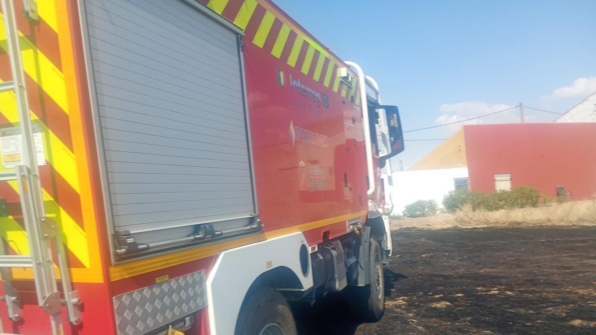 Bomberos en Villalpando