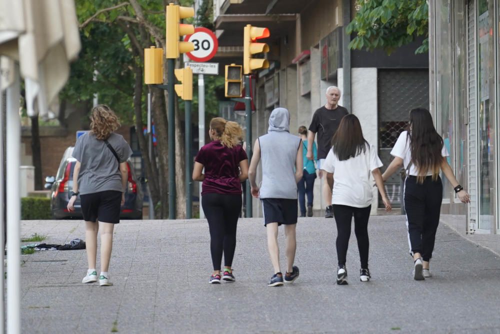 Girona es desconfina del coronavirus.