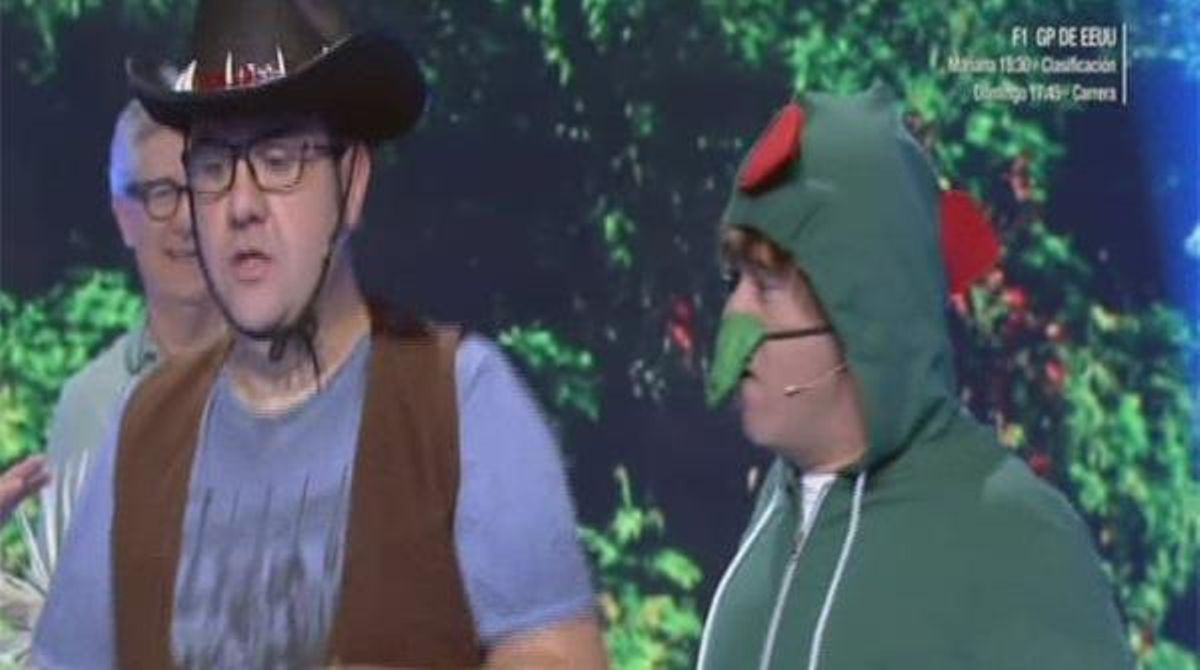 Florentino Fernández i Miki Nadal, a ‘Me resbala’ (A-3 TV).