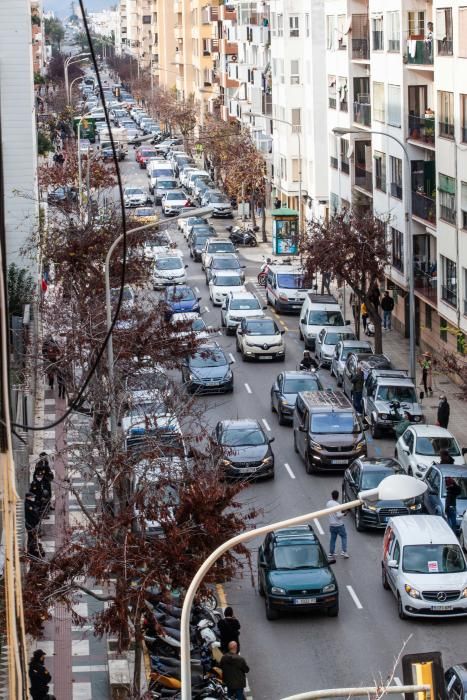 La caravana ha salido las 11 horas del ''parking'' del Pare Josep Manxarell de es Gorg, en Vila