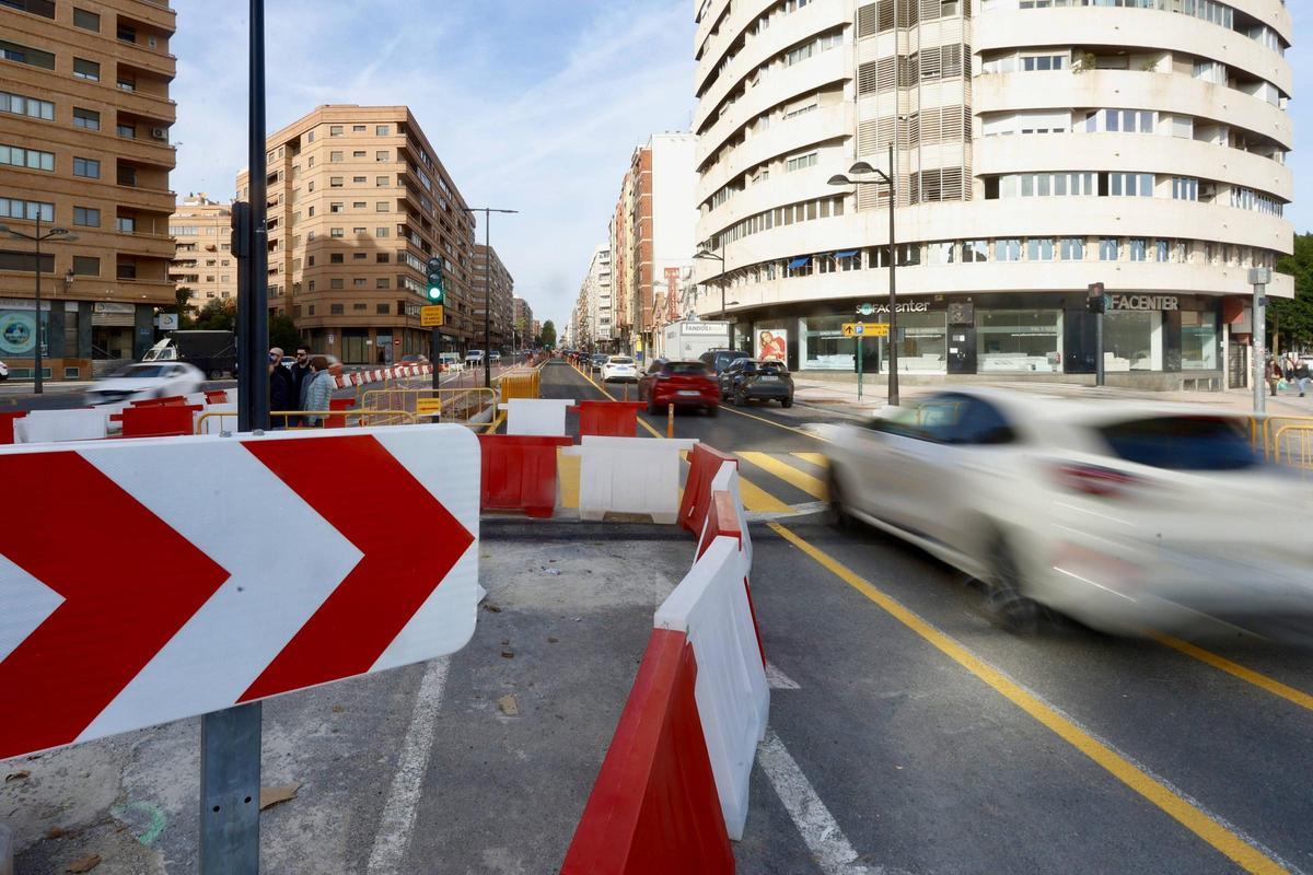 Obras en el eje Giorgeta-Pérez Galdós