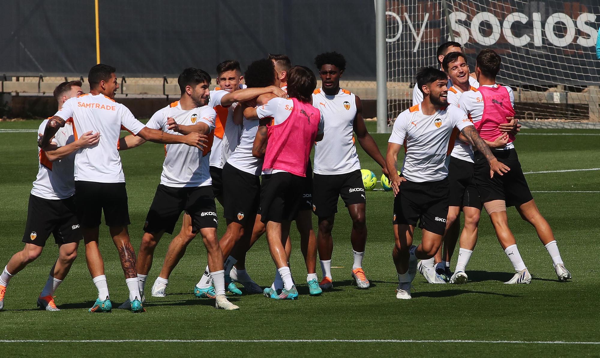 Así ha sido el entrenamiento del Valencia CF de hoy