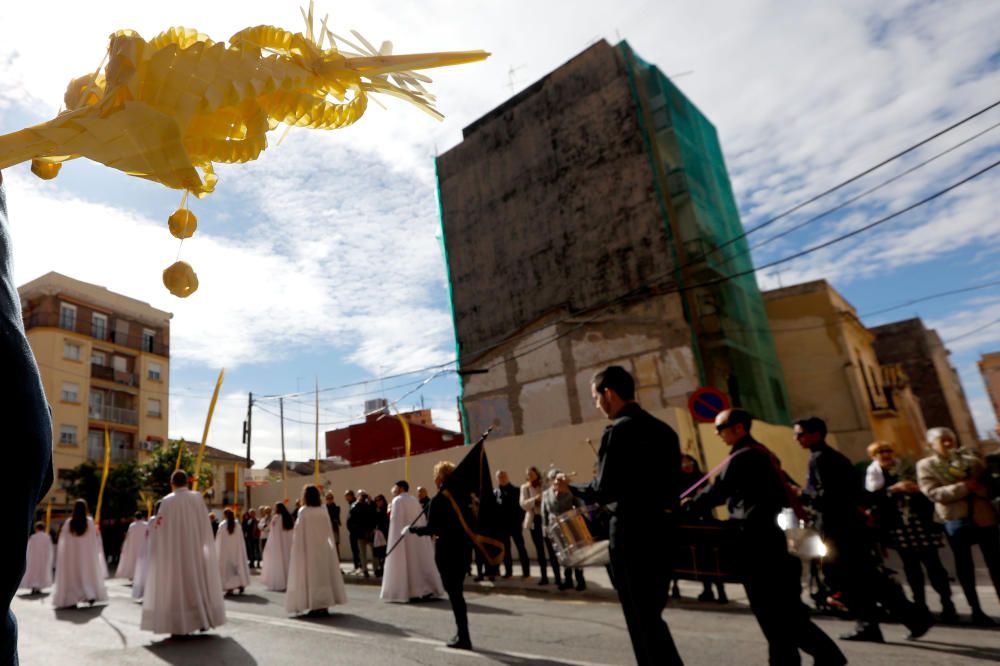 Procesión de las Palmas en la parroquia de Ntra. Sra. de los Ángeles