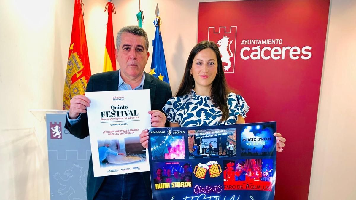 El parque del Padre Pacífico acoge el Festival de Bares Antiguos de Cáceres