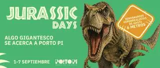 Dónde y cuándo ver dinosaurios gigantes en Palma: un T-Rex de siete metros, la gran atracción