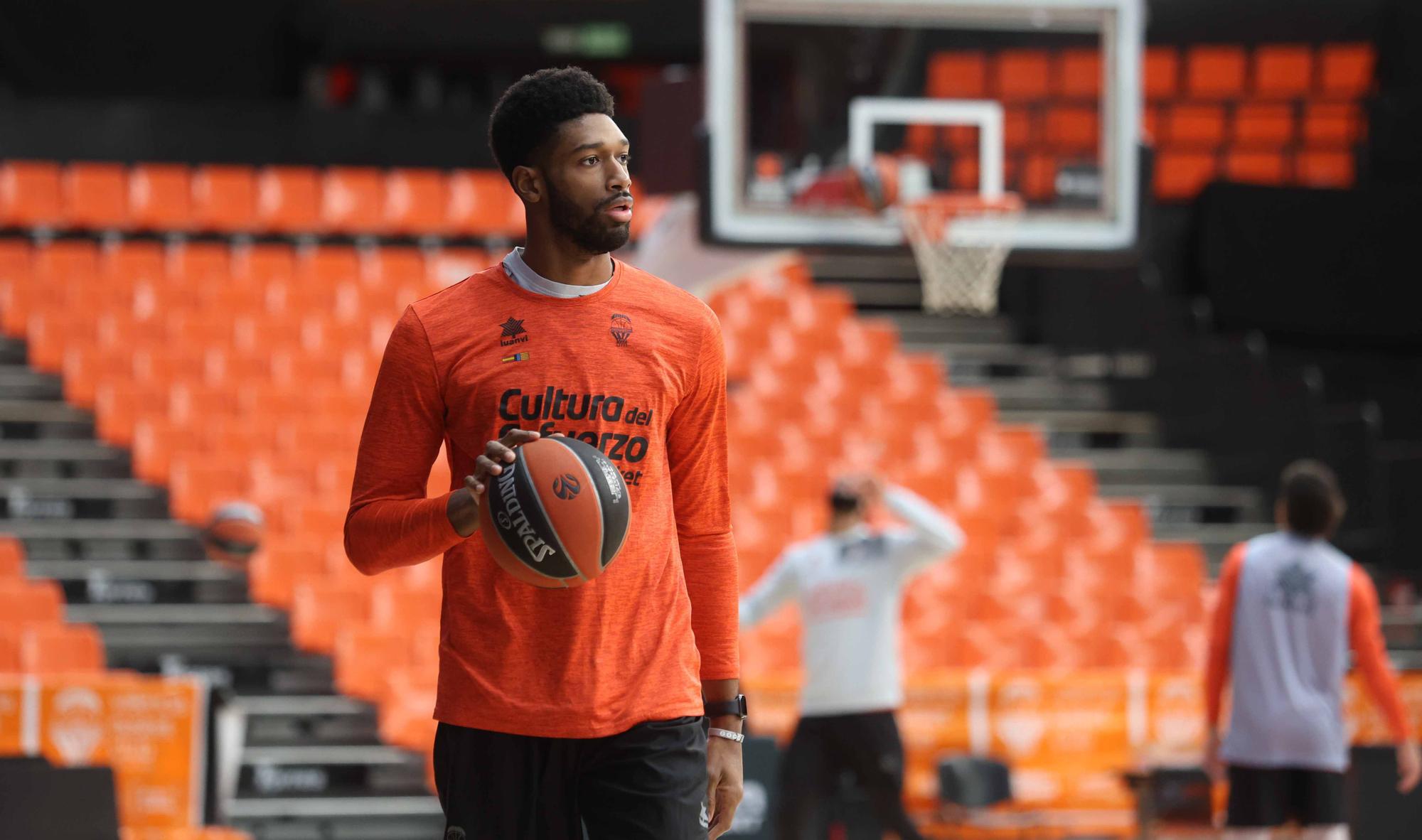 Entrenamiento previo al partido de Euroleague frente al Anadolu Efes Istanbul