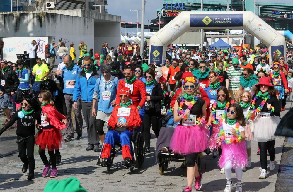 Alrededor de 1.500 personas personas participaron esta mañana en una carrera de obstáculos adaptada para corredores con discapacidad