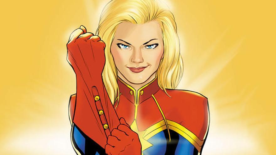 Brie Larson da vida a Capitana Marvel.