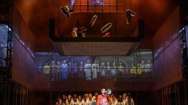 Una imatge de l’espectacle «La gata perduda». | A.BOFILL/TEATRE DEL LICEU