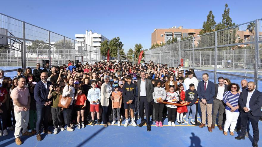 El Palmar estrena más de 2.000 metros cuadrados de pistas deportivas