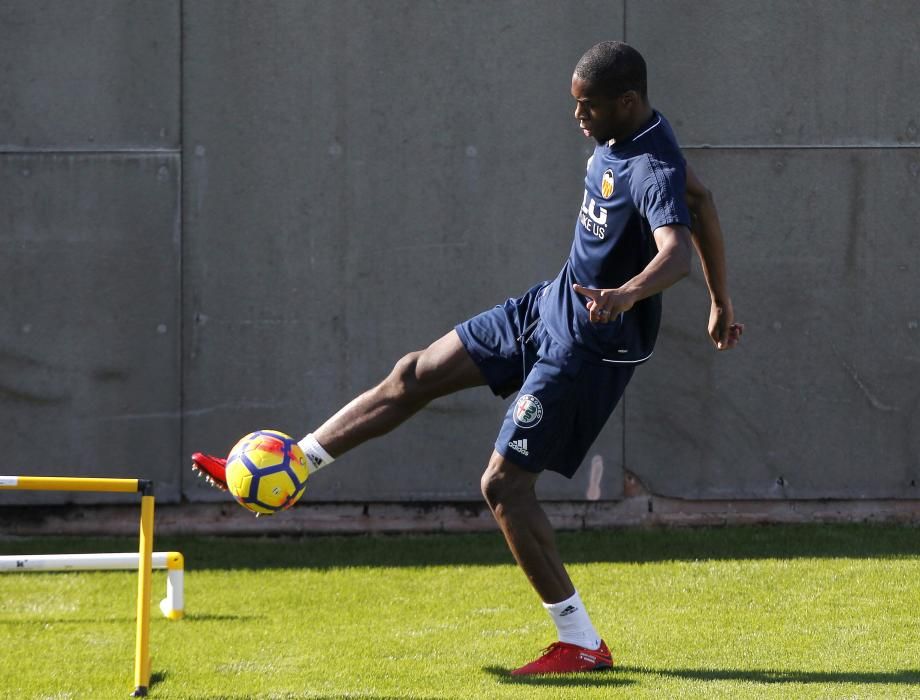 El Valencia CF prepara el partido contra el Legané