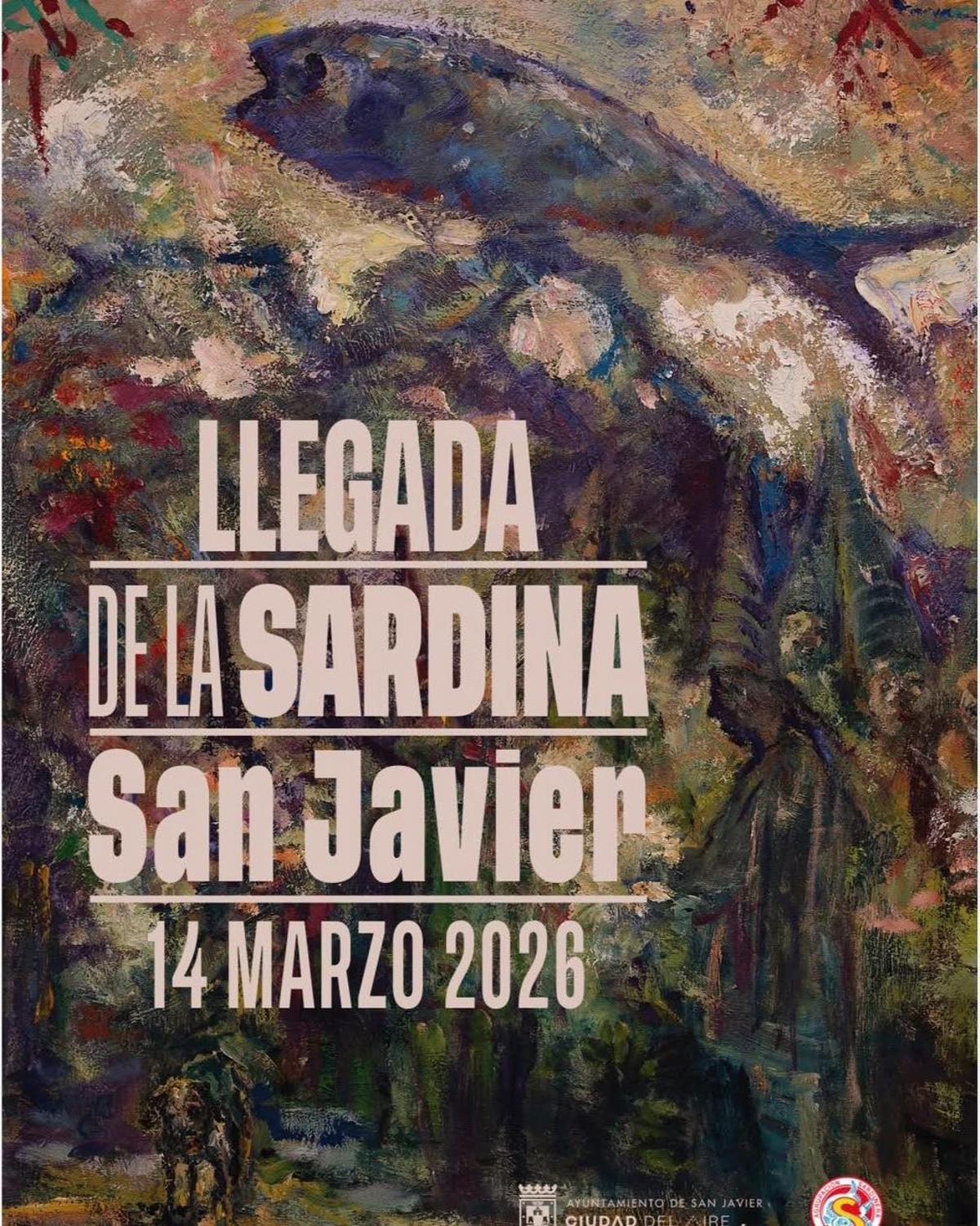 Cartel del Entierro de la Sardina en San Javier