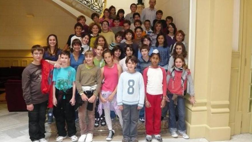 Los estudiantes visitan el Parlament