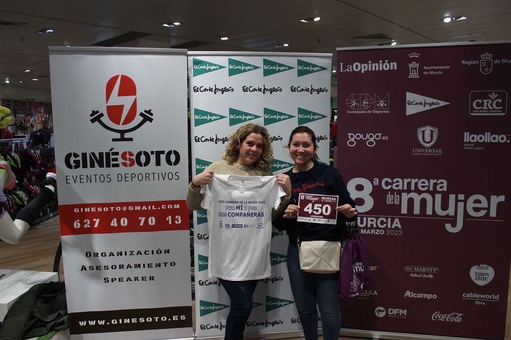 Entrega de dorsales de la Carrera de la Mujer 2023 (viernes por la mañana)